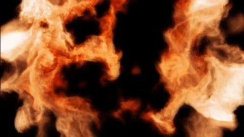 Fire swirl Effects isolated on black background stock video Stock Footage 306940291