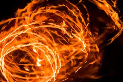 Fire Swirl Stock Photos
