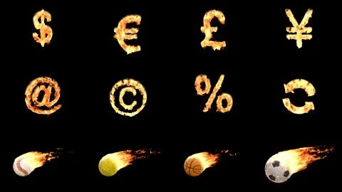 Fire symbol Stock Illustration