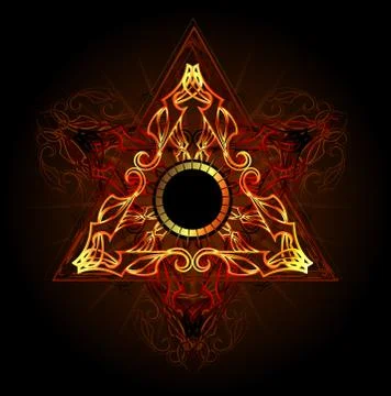 Fire symbol Stock Illustration