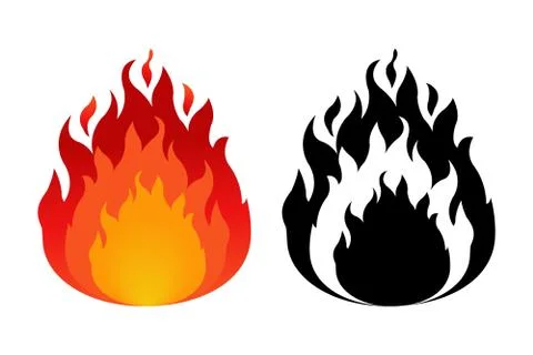 Fire Symbol Stock Illustration