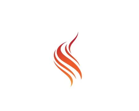 Fire symbol vector icon Stock Illustration