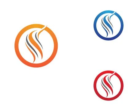 Fire symbol vector icon Stock Illustration
