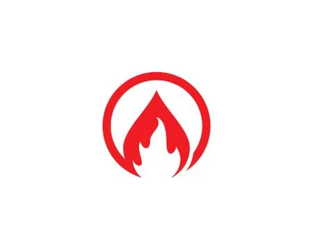 Fire symbol vector icon Illustrazione stock