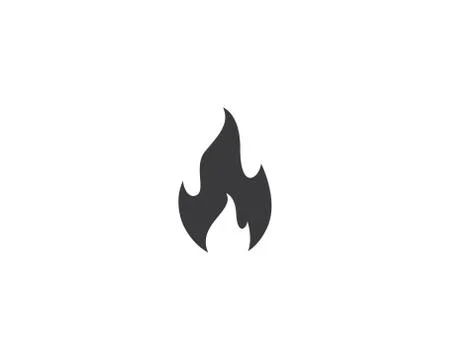 Fire symbol vector icon イラスト素材