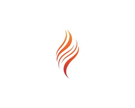Fire symbol vector icon Stock Illustration