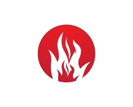 Fire symbol vector icon illustration Stock Illustration