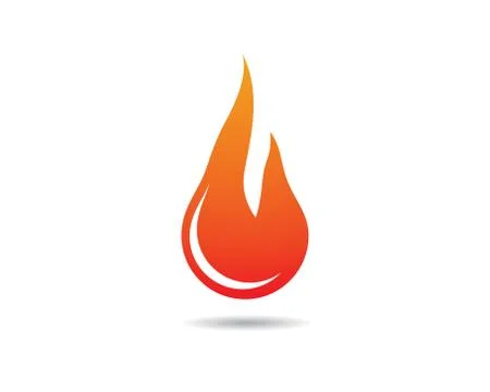 Fire symbol vector icon illustration Stock Illustration