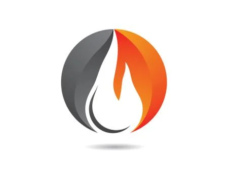 Fire symbol vector icon illustration Stock Illustration
