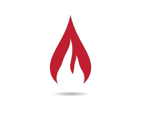 Fire symbol vector icon illustration Stock Illustration