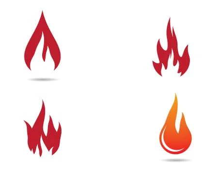 Fire symbol vector icon illustration Stock Illustration