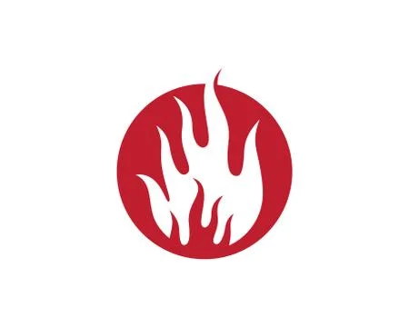 Fire symbol vector icon illustration Stock Illustration