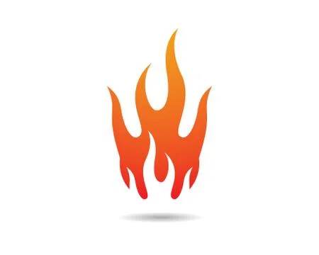 Fire symbol vector icon illustration Stock Illustration