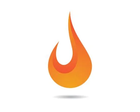 Fire symbol vector icon illustration Stock Illustration
