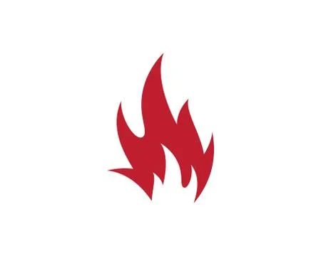 Fire symbol vector icon illustration Stock Illustration