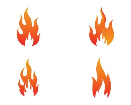Fire symbol vector icon illustration Stock Illustration
