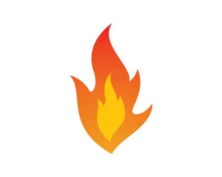 Fire symbol vector icon illustration Stock Illustration