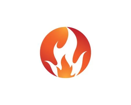 Fire symbol vector icon illustration Stock Illustration