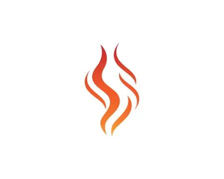 Fire symbol vector icon illustration Stock Illustration