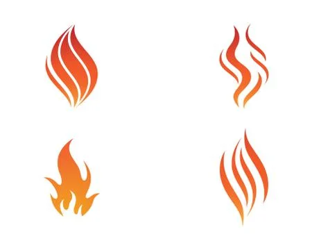 Fire symbol vector icon illustration Stock Illustration