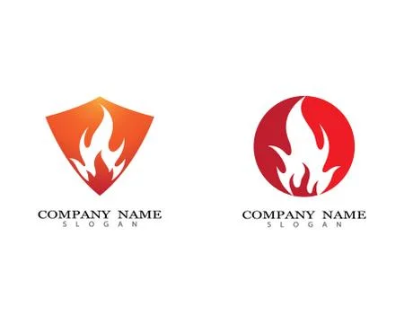 Fire symbol vector icon illustration Illustrazione stock