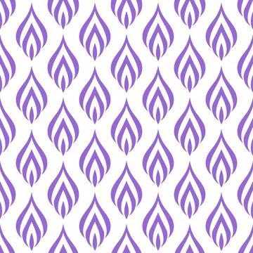 Fire symbols seamless pattern. Vector illustration. Spurts of flame. Red, ora Stock Illustration