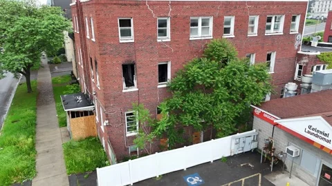 From a Fire - Syracuse, NY Stock Footage 336326044