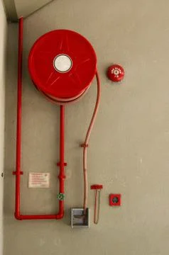Fire tap and ring bell Stock Photos