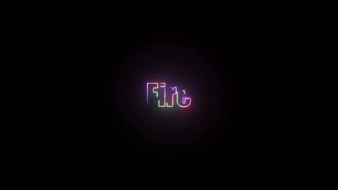 Fire Text Animation – Burning Flame Typography Stock Footage 324801941