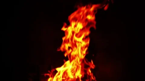 Fire Time Lapse flames timelapse Stock Footage 80916010