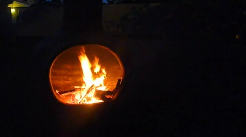 Fire Time Lapse Stock Footage 736274