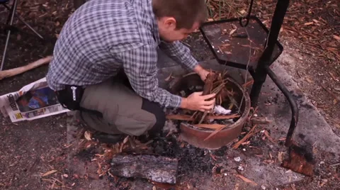 Fire time lapse 库存影片 39844255