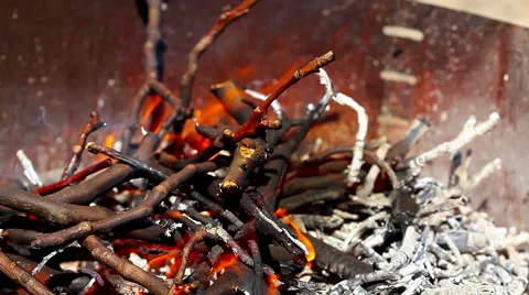 The fire. timelapse. Stock Footage 48802991