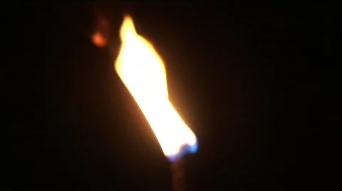 Fire torch Stock Footage