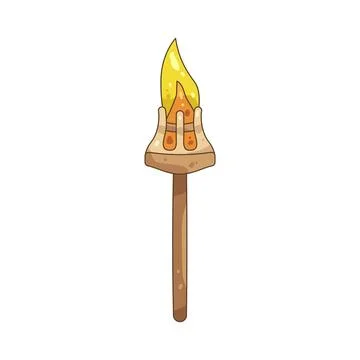 Fire torch Stock Illustration