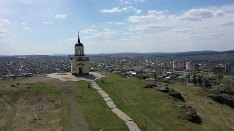 Fire tower or watchtower at the top of Mount Fox Stockbeeldmateriaal 131004014