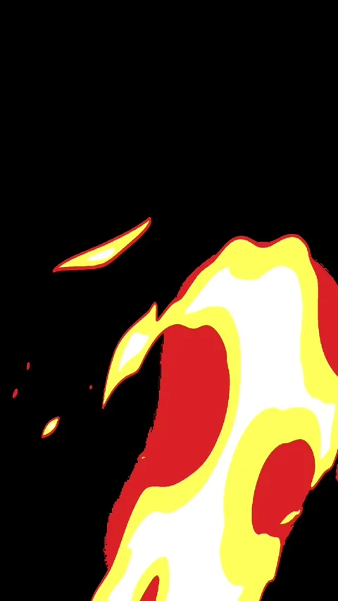 Fire Transition 4K Vertical Video Overlay Effect Stock Footage 304509961