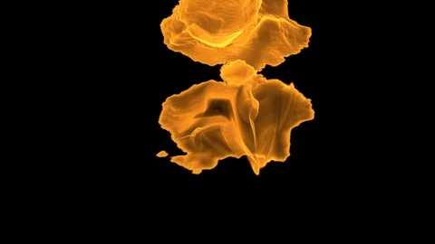 Fire Transition Animation. Stock Footage 120715302