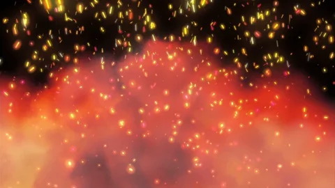 Fire Transition Stock Footage 102761884