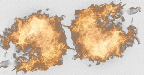 Fire Transition Stock Footage 172275031