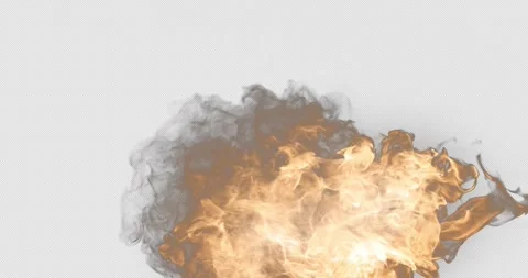 Fire Transition Stock Footage 172288817