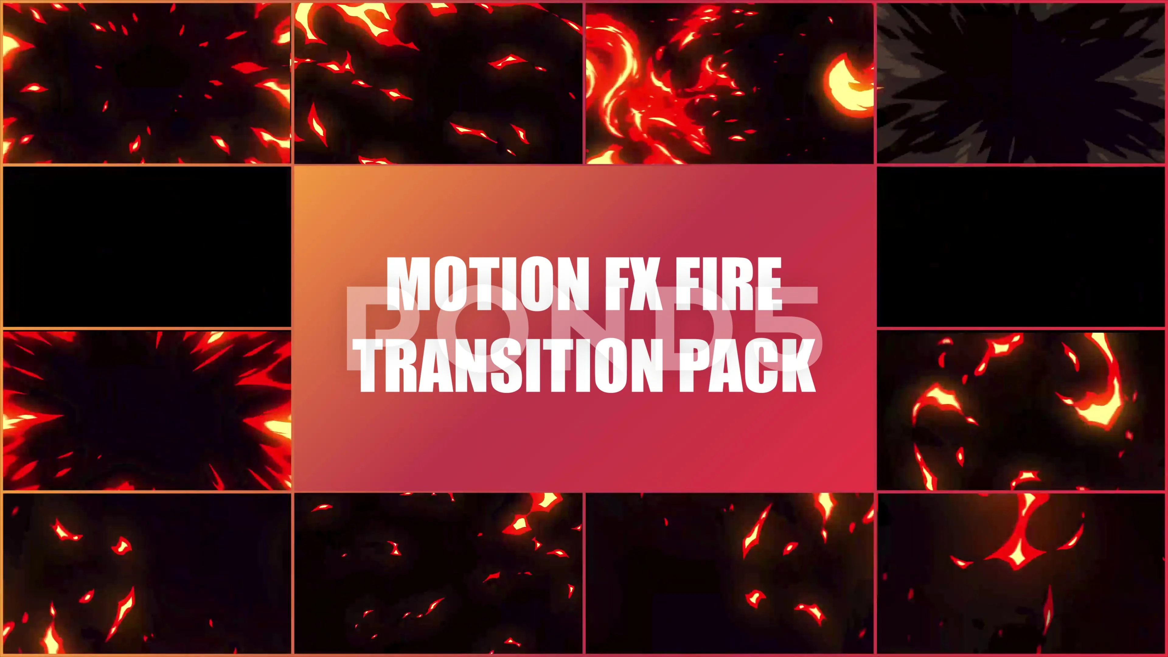 (4K) Anime Fire Transition 1