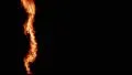 Fire transition horizontal flames burn 4k 4k or 4k+ Resolution