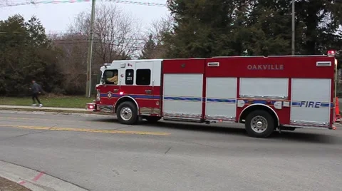 Fire Truck Backing Up Video Video stock 2924172