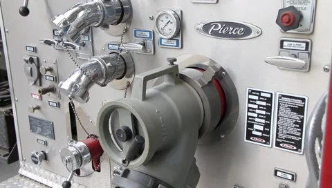 Fire Truck Control Panel Video stock 2205756