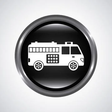 Fire truck design Stock Illustration