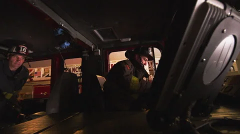 Fire Truck Driver 스톡 동영상 62898474