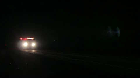 Fire Truck Driving By Video stock 12532985