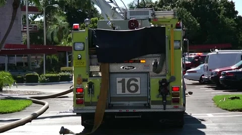 Fire Truck E16 Stock Footage 937084