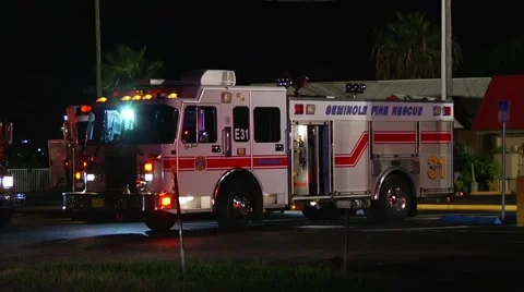 Fire Truck E31 Stock Footage 937491